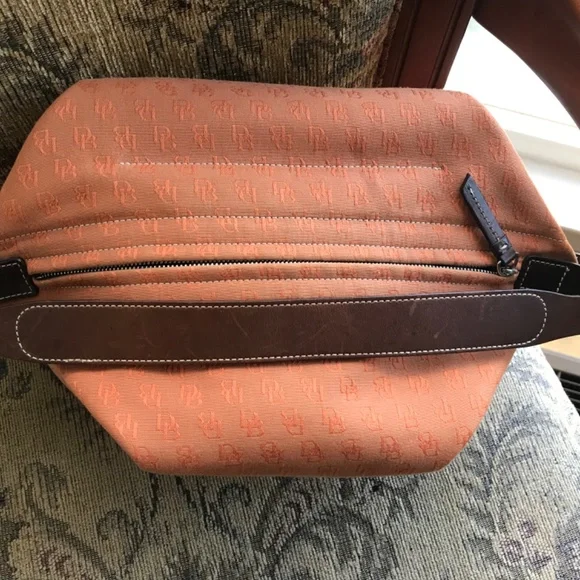 Dooney & Bourke Canvas Signature Hobo Bag - Picture 4 of 6